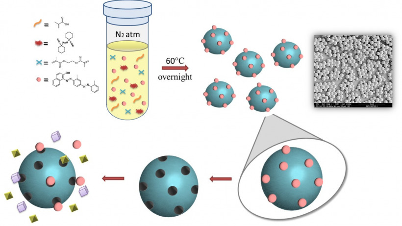 Preparation of nanoparticles of molecular imprinted polymers