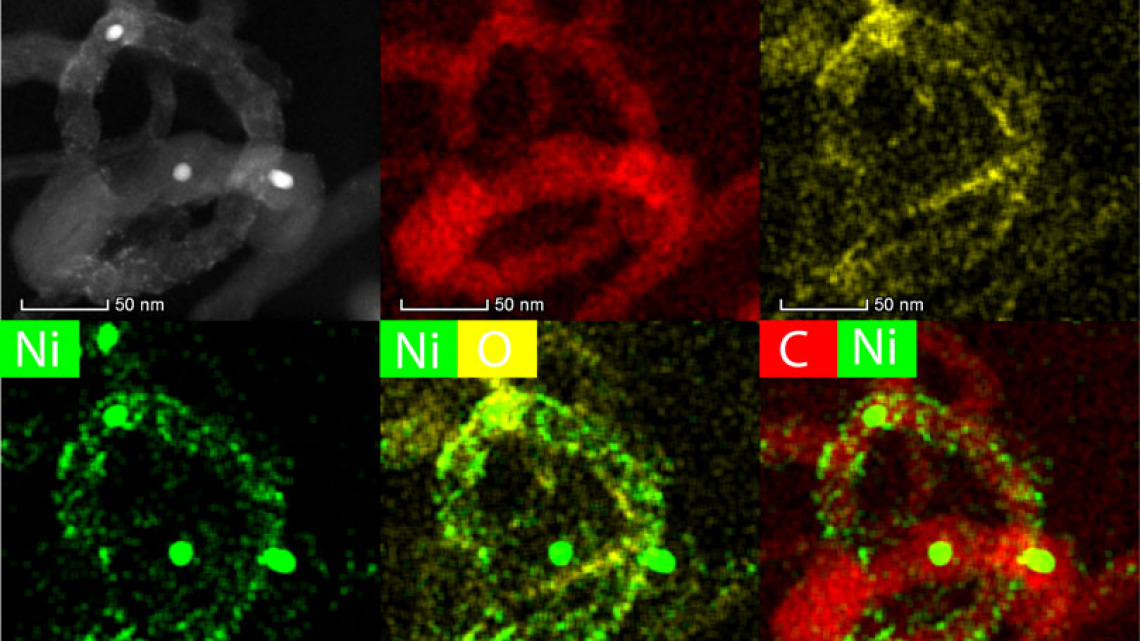 Electrophoretically deposited NiOx decorated carbon nanotubes